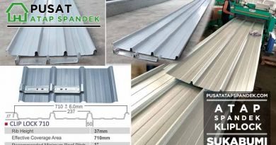 harga atap spandek kliplok Sukabumi