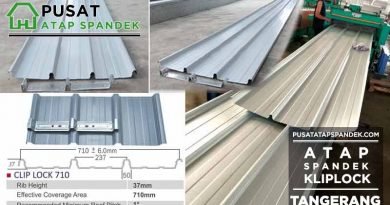 harga atap spandek kliplok Tangerang