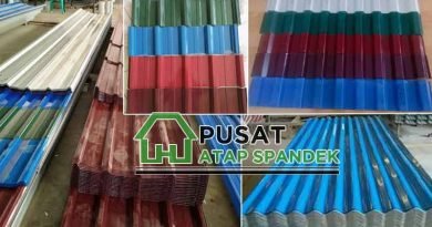 harga atap spandek warna