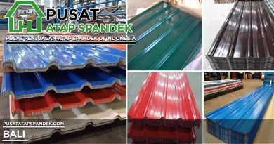 Harga Atap Spandek Warna Bali