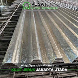 harga atap spandek aluminium kulit jeruk Jakarta Utara