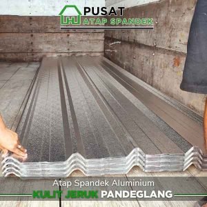 harga atap spandek aluminium kulit jeruk Pandeglang