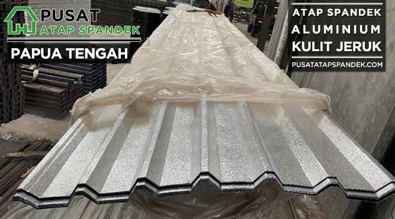 harga spandek aluminium kulit jeruk Papua Tengah