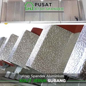harga atap spandek aluminium kulit jeruk Subang