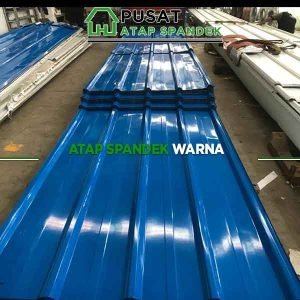 harga atap spandek warna biru