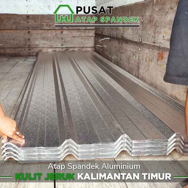 harga atap spandek aluminium kulit jeruk Kalimantan Timur