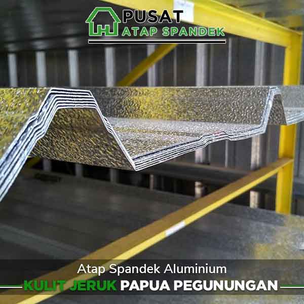 harga atap spandek aluminium kulit jeruk Papua Pegunungan