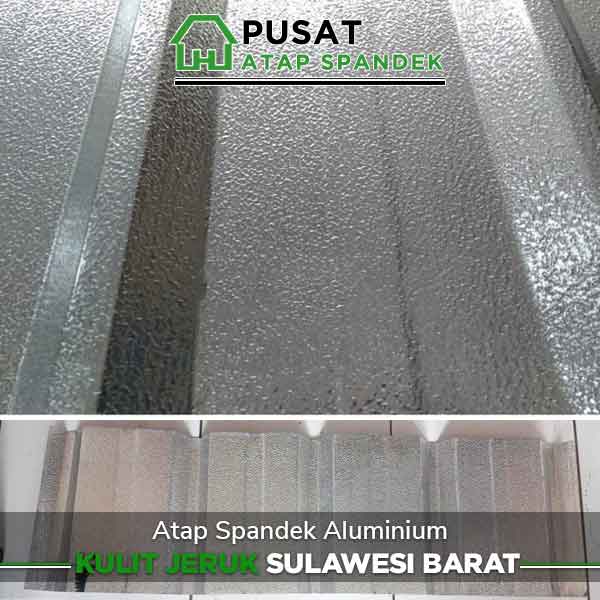 harga atap spandek aluminium kulit jeruk Sulawesi Barat