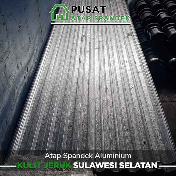 harga atap spandek aluminium kulit jeruk Sulawesi Selatan