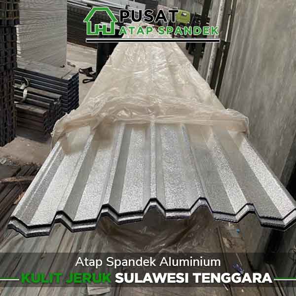 harga atap spandek aluminium kulit jeruk Sulawesi Tenggara