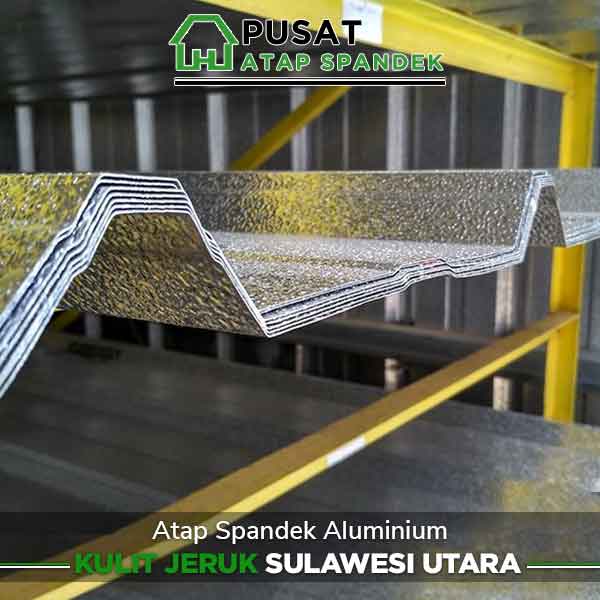 harga atap spandek aluminium kulit jeruk Sulawesi Utara