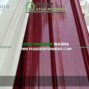 harga spandek warna merah
