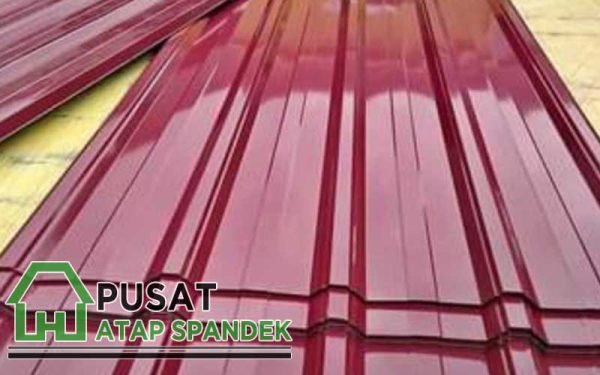 harga atap spandek warna merah
