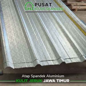 harga atap spandek aluminium kulit jeruk Jawa Timur