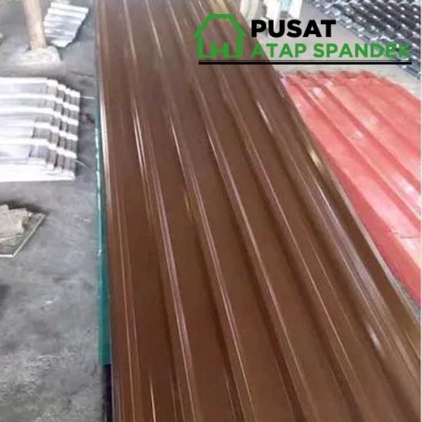 harga spandek warna coklat