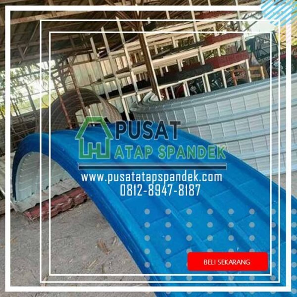atap spandek lengkung pasir