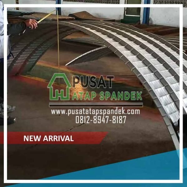 harga atap spandek lengkung Depok