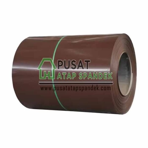 Seng Plat Warna Cokelat
