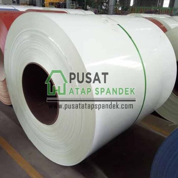 Seng Plat Warna Putih